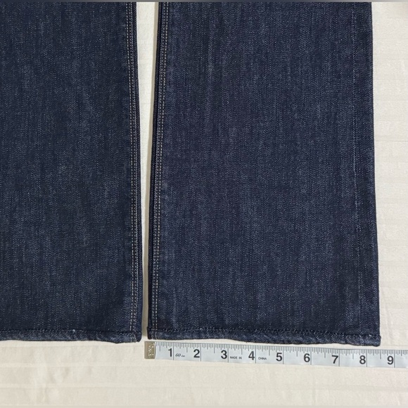 Madewell Bootcut Jeans Bootlegger Dark Wash Blue Denim Women’s 29x31.5 - Picture 12 of 15